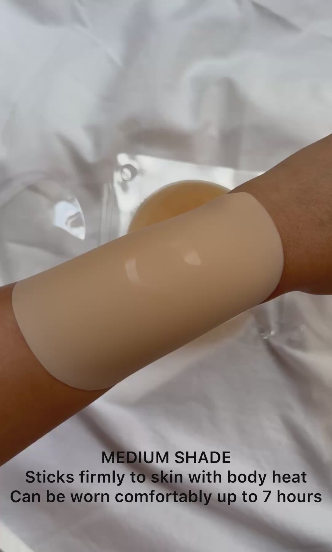 Non-adhesive Silicon Nipple Cover